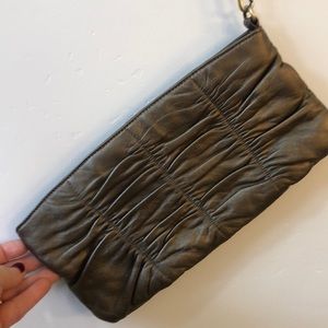 Hobo brand bronze metallic clutch